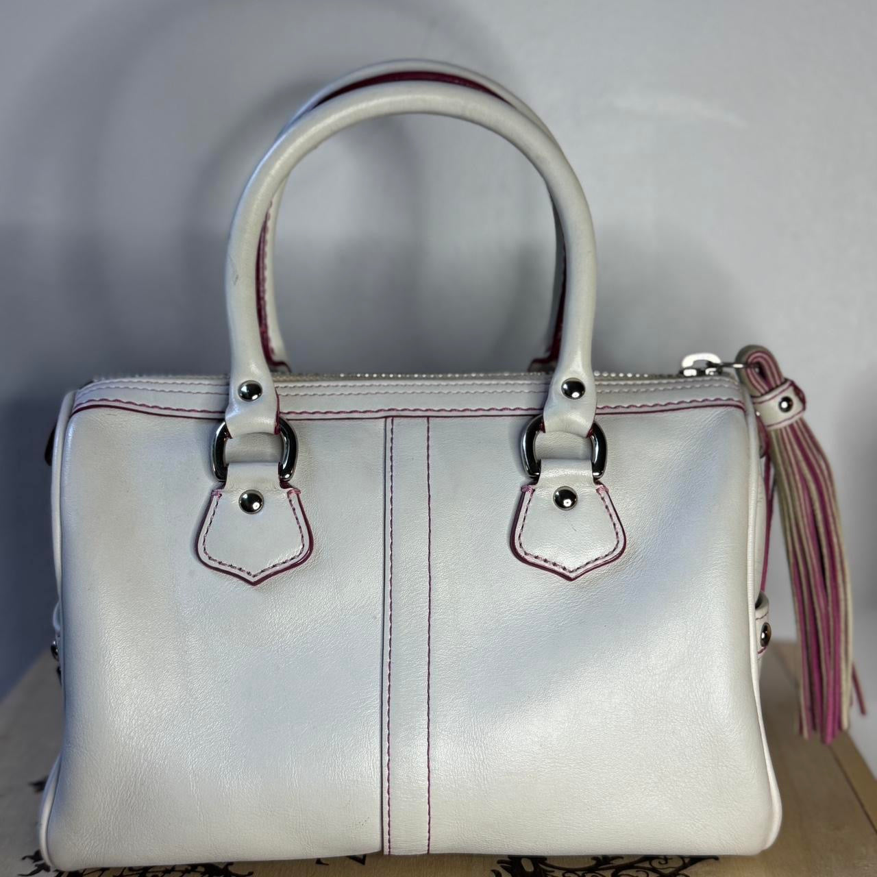 Coach Studded Mini Heart Boston Satchel & Wristlet
