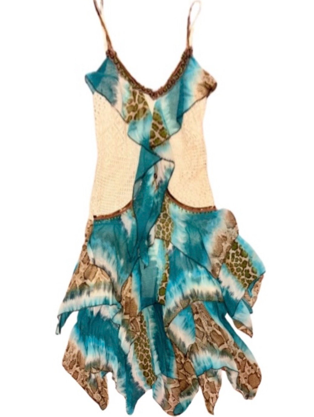 SZ SM Lm Lulu Dance Dress  with Asymmetrical Hem