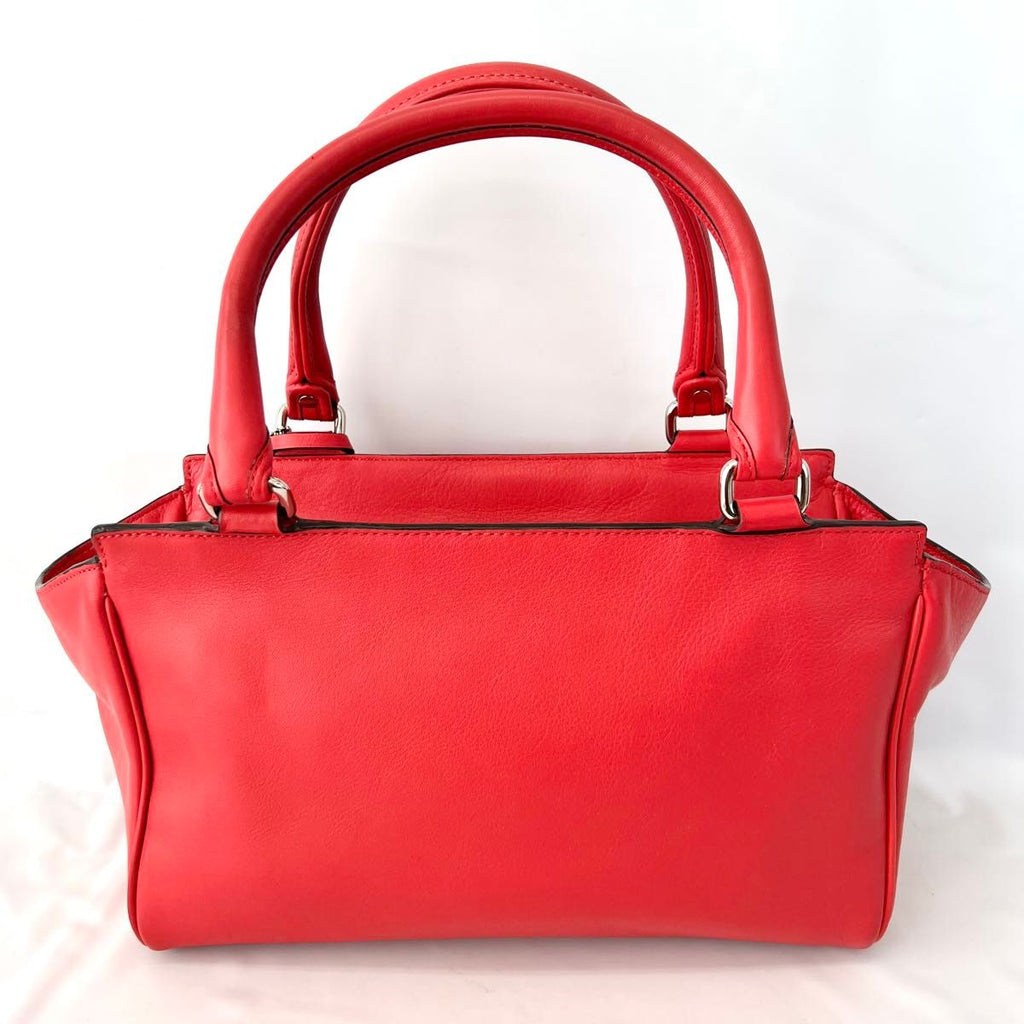 Coach Taylor Legacy Double Kisslocks Archive 21197 Coral Satchel