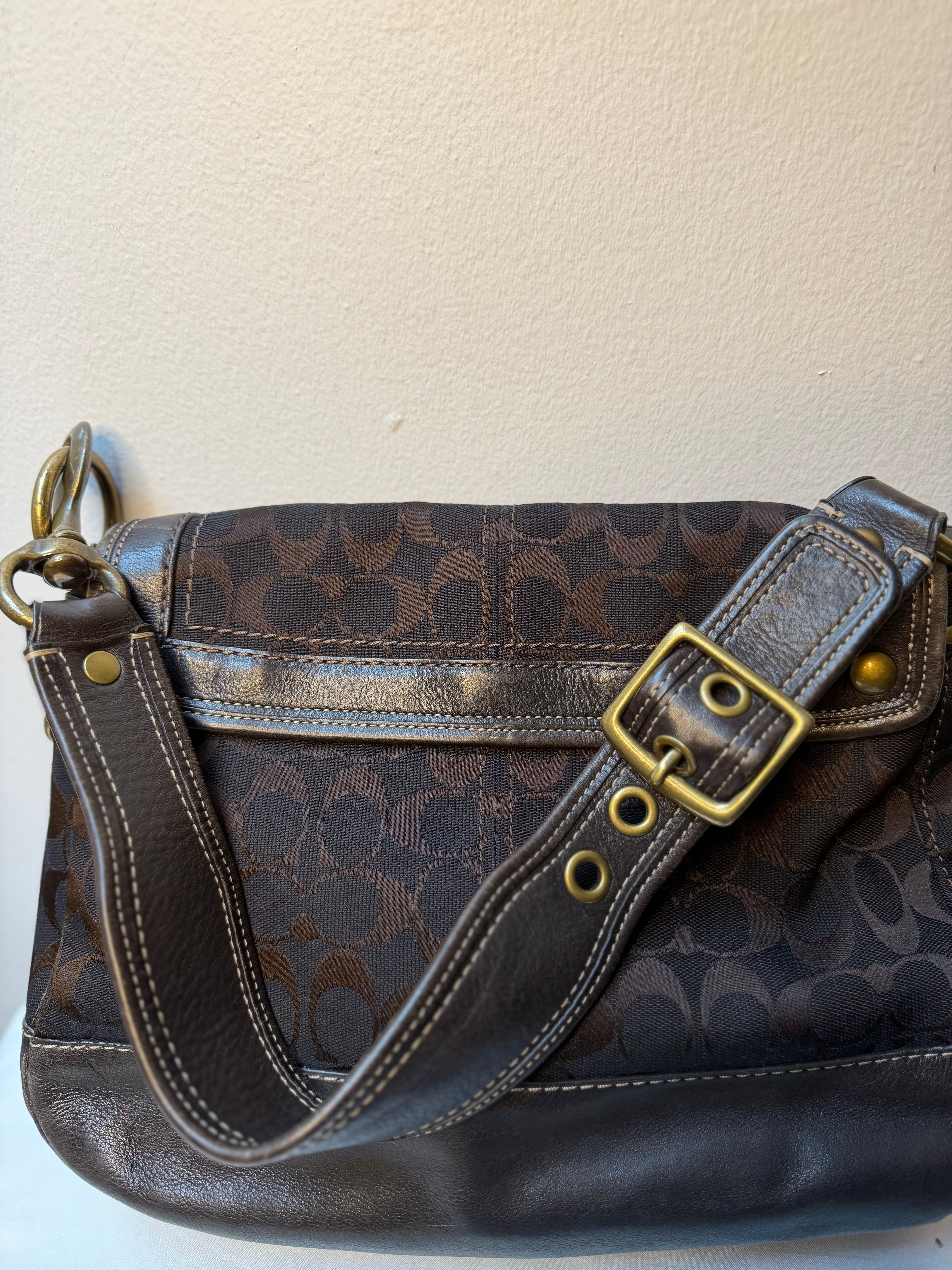 COACH signature Brown 65th Anniversary F11147