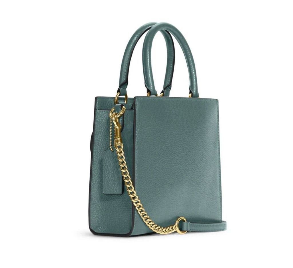 Coach Mini Pepper Marine Teal Crossbody Bag