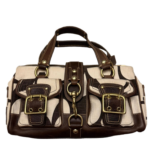 Coach 10827 Legacy Mandy Satchel Bag 65th Anniversary Vintage Y2K Denim Leather