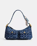 Coach Cargo Shoulder Bag  Signature Denim Coach CCX90