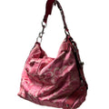 Coach Pink Optics Large Carly
Hobo Bag Signature Print F13981
