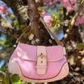 Coach Pink Signature Shoulder Soho 1456