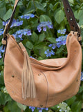 Coach Soho Crystal Studded Vachetta Leather Boho Hobo 8A28