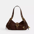 Coach Suede Brown Dark Chocolate Drifter 31