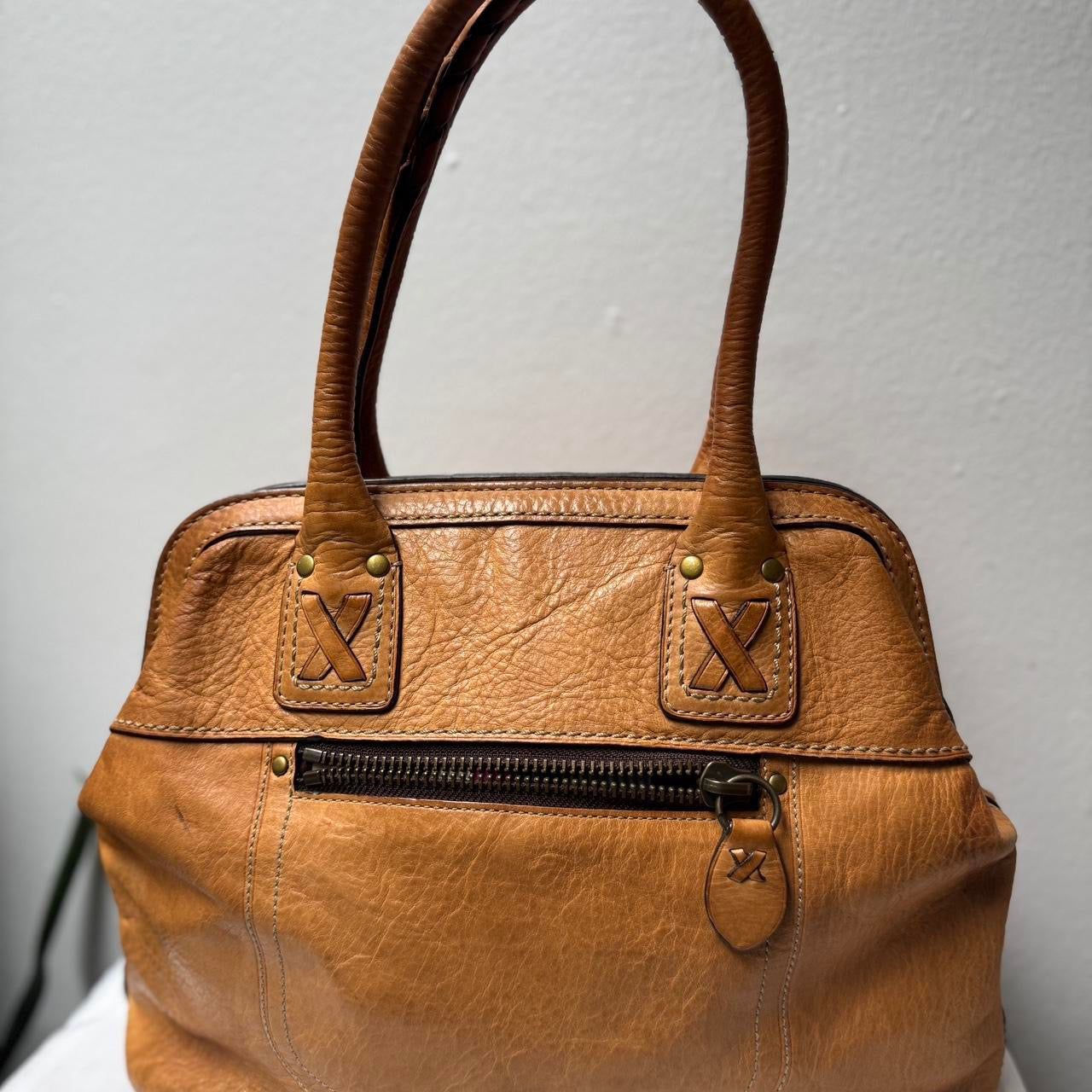 Coach 65th Limited Edition Ed Thompson Legacy Doctor Premium Leather Satchel Shoulder Bag Tan 11373