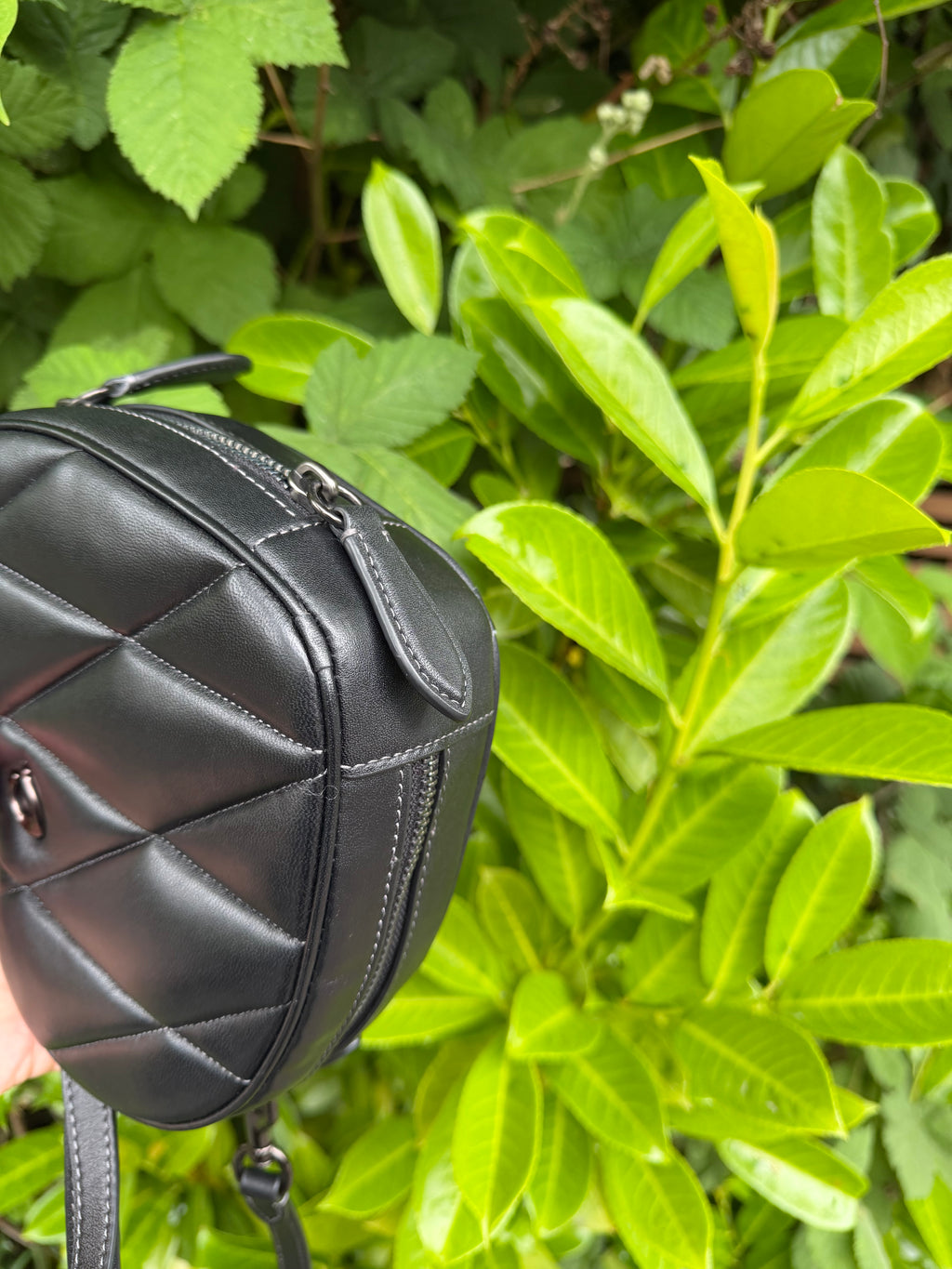 Heart Crossbody Bag with Nappa Leather Quilting