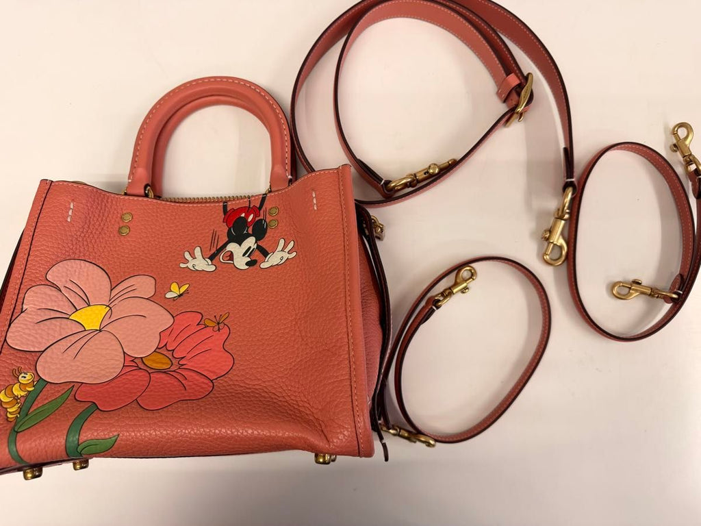 Disney X Coach Rogue 25 Mickey Mouse Garden Floral