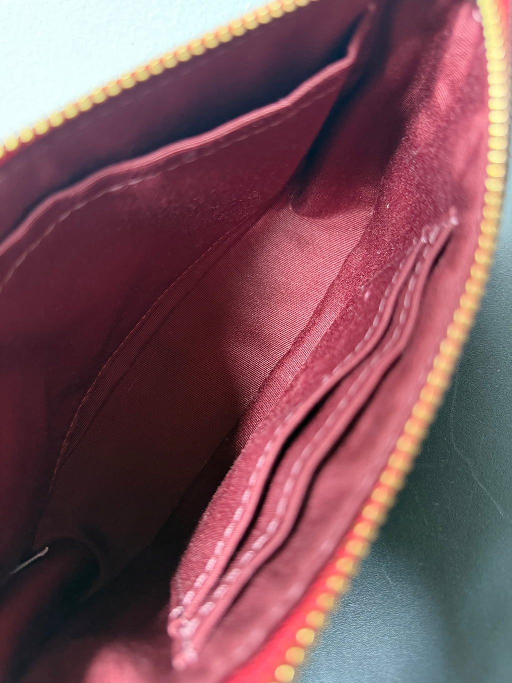 Coach Red Signature Embossed Nolita 19 Bag