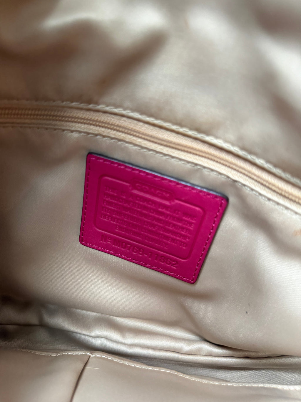 Coach Signature Pink Soho 11862 & Wallet Set