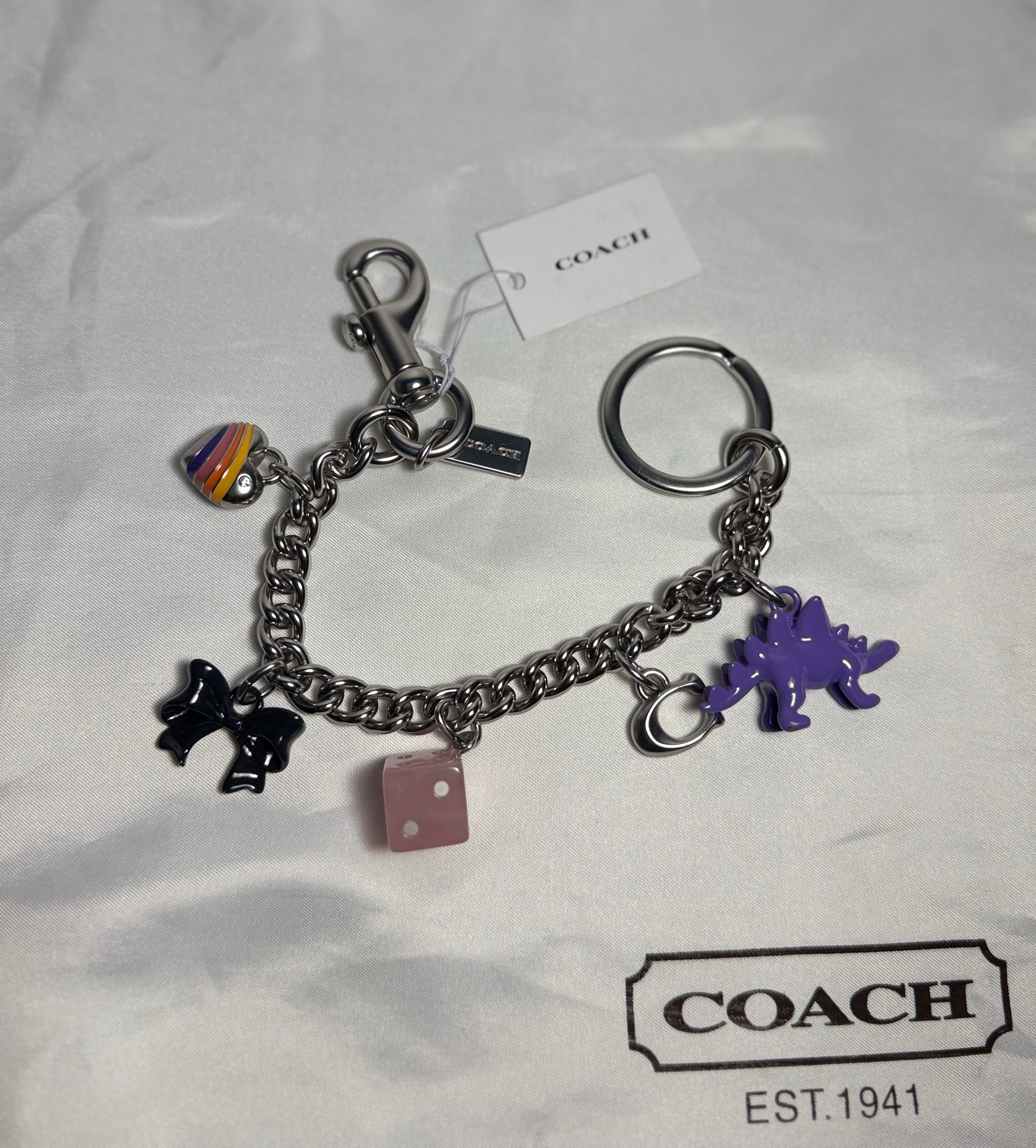 Motif Chain Bag Charm Bag extender