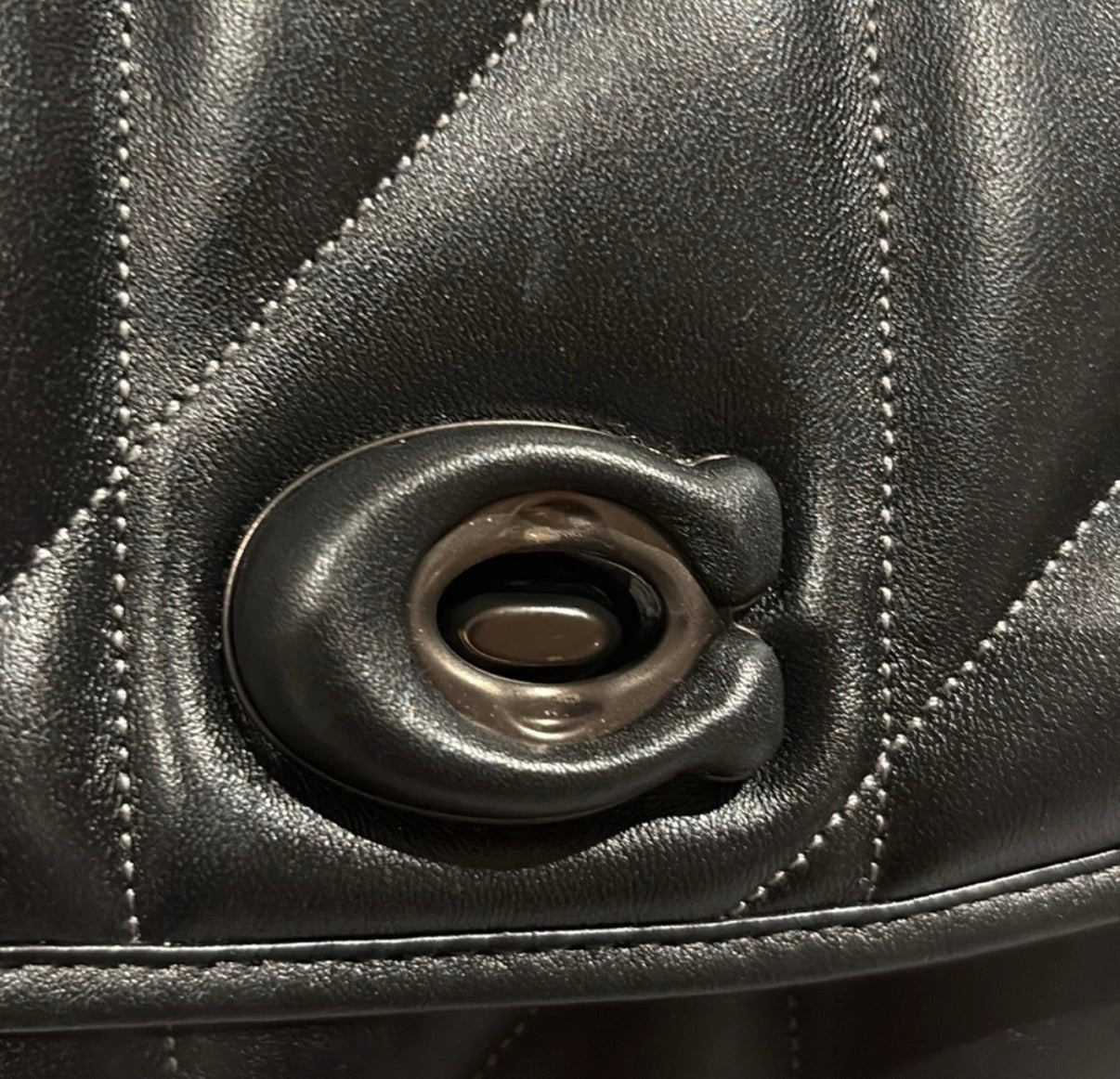 Coach Nappa Leather Pillow Madison Shoulder Bag With Quilting In Black