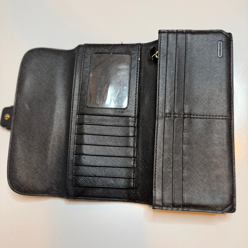 Coach Soho Gold flap Trifold Wallet