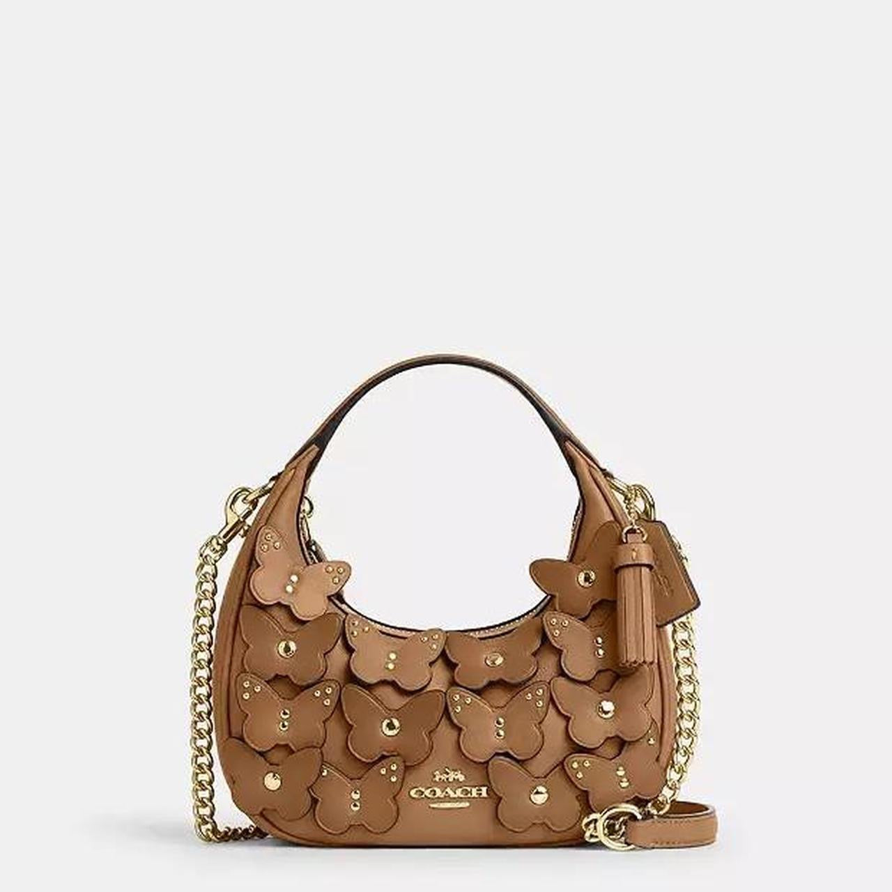 Coach Carmen Mini Crossbody Bag With Butterfly Applique