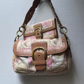 Coach soho optic pink bag 11909 with matching wallet