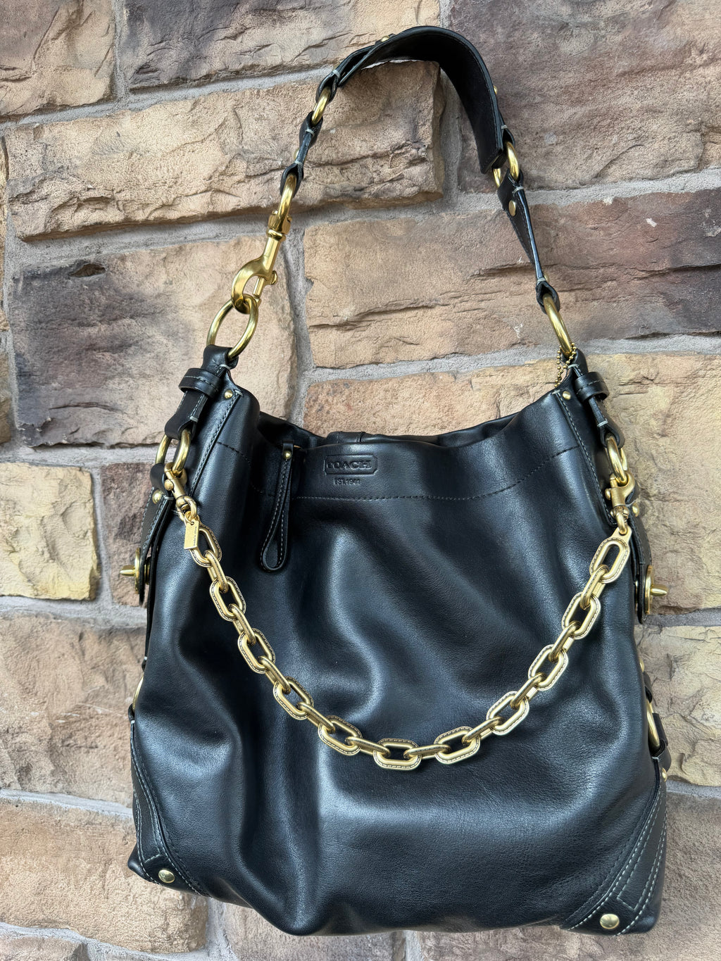 Coach Large Carly Gold Brass Hardware 10616