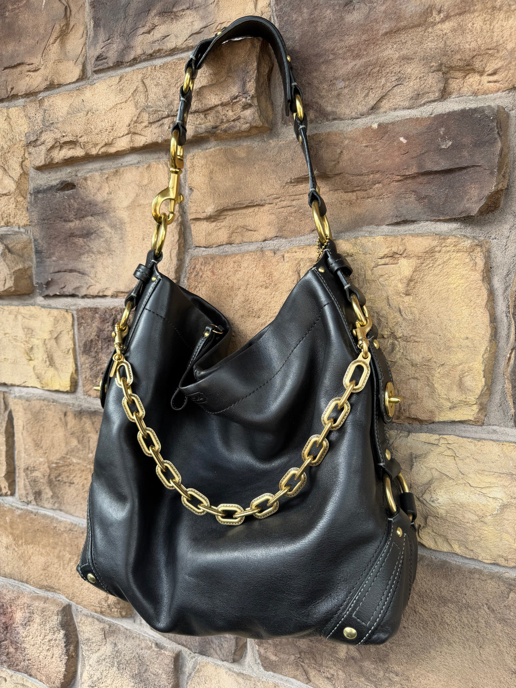 Coach Large Carly Gold Brass Hardware 10616