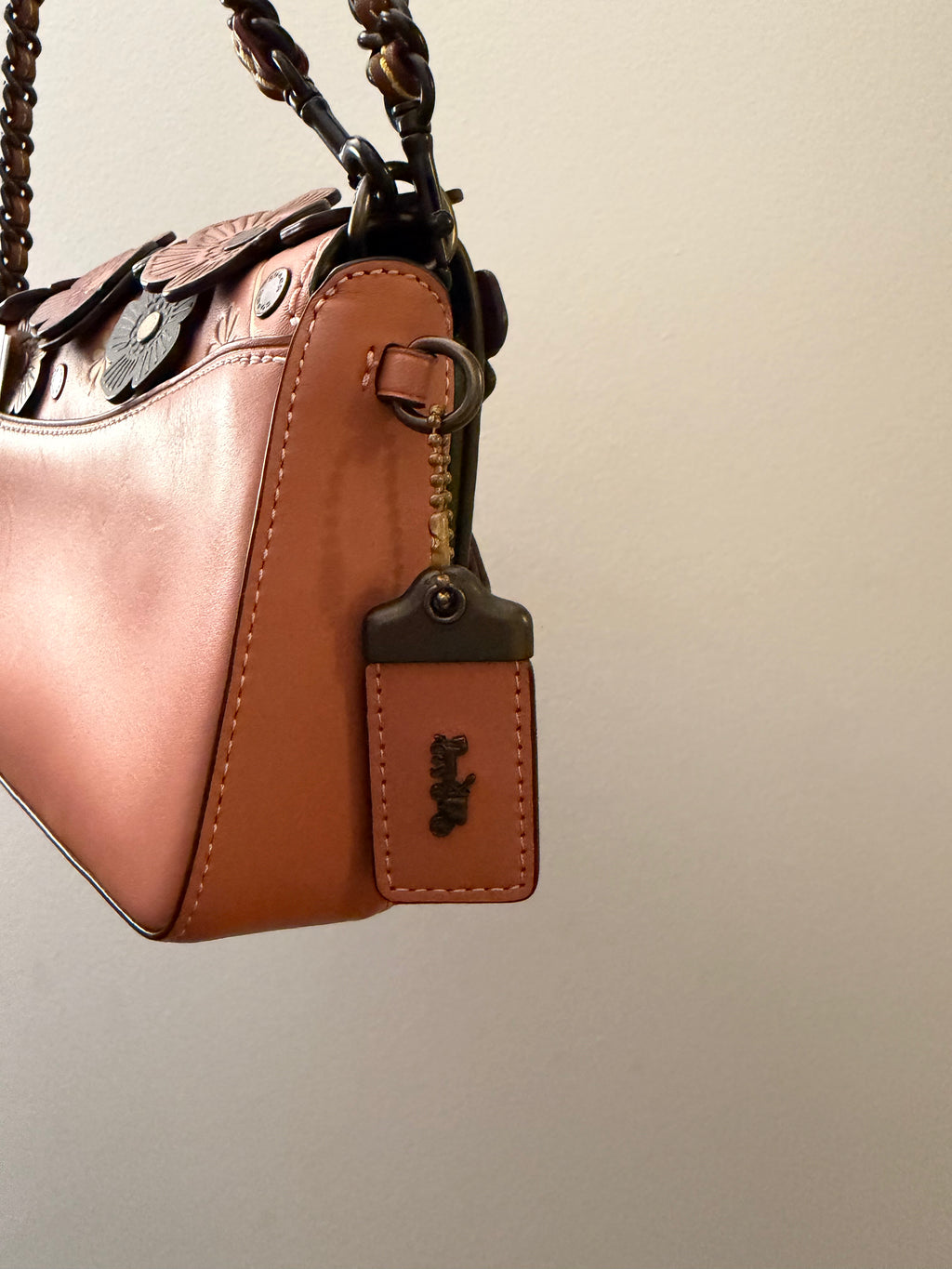 COACH DINKY TEA ROSE CROSSBODY MELON