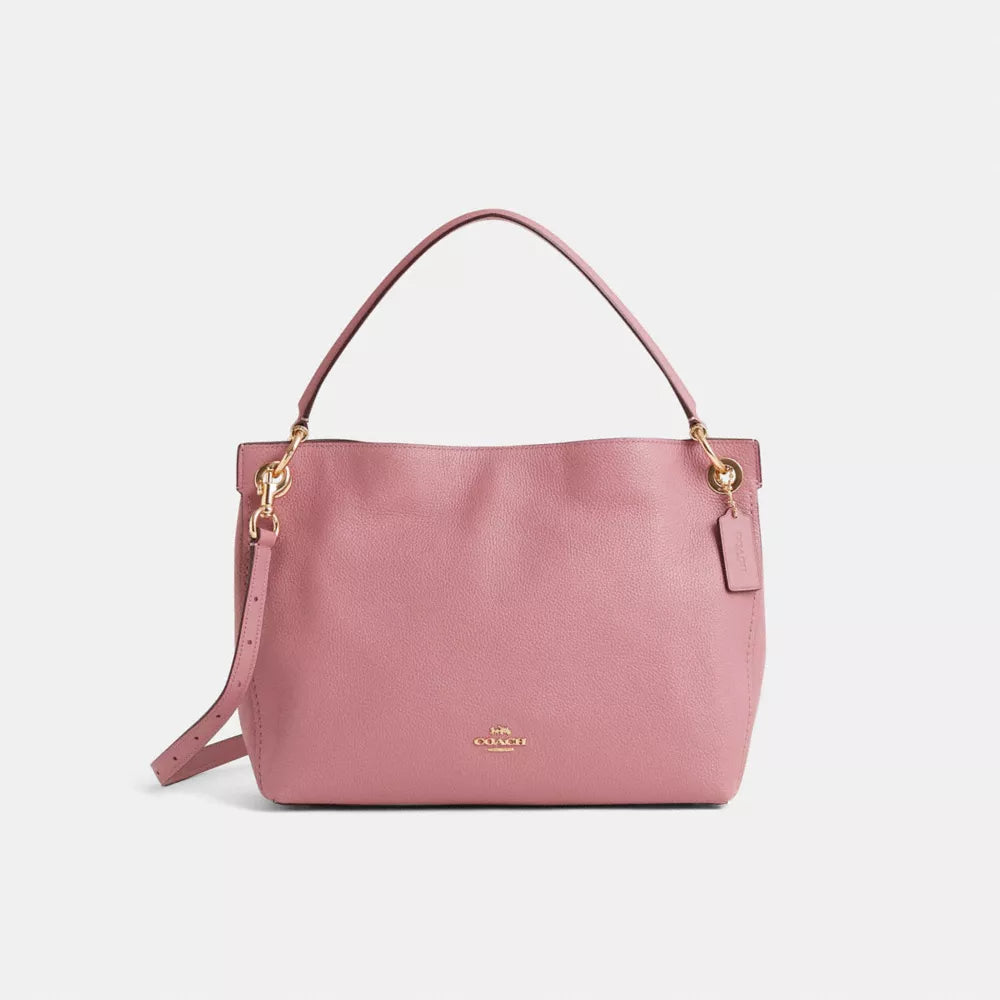 Coach Clarkson Hobo + Wallet 24947 Leather Shoulder Bag Crossbody Lilac