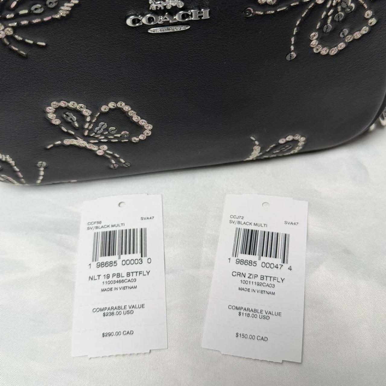 NWT Coach Nolita 19 With Sparkly Butterfly CCF58 & Wristlet Set