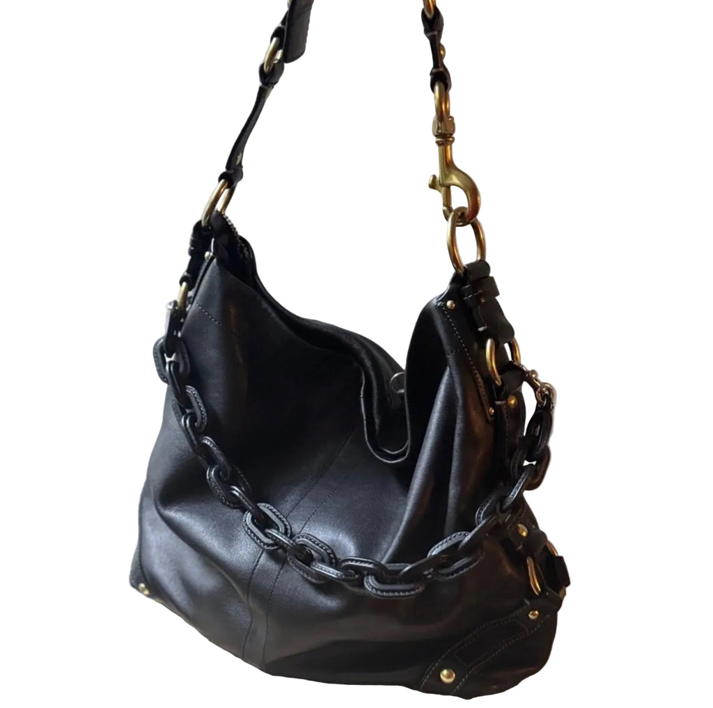 coach Carly Large pebbled leather 10616