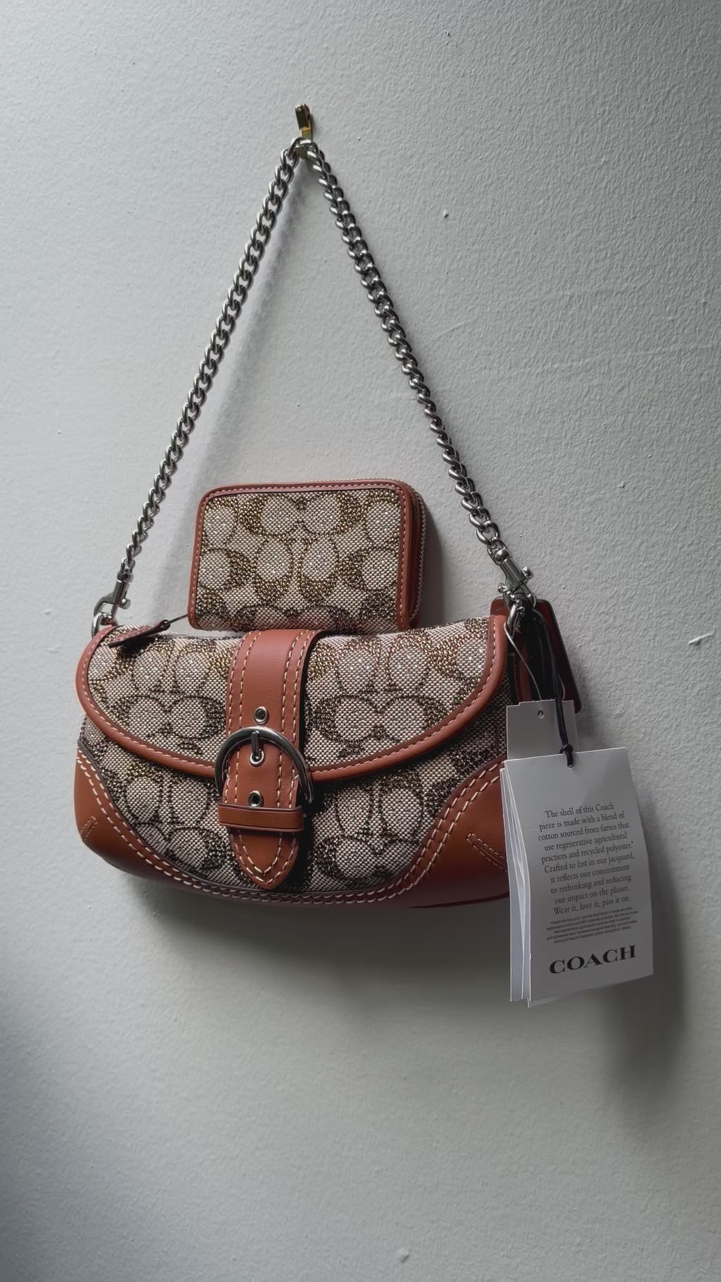 Coach LTD Soho Flap Crystal 25 + Wallet