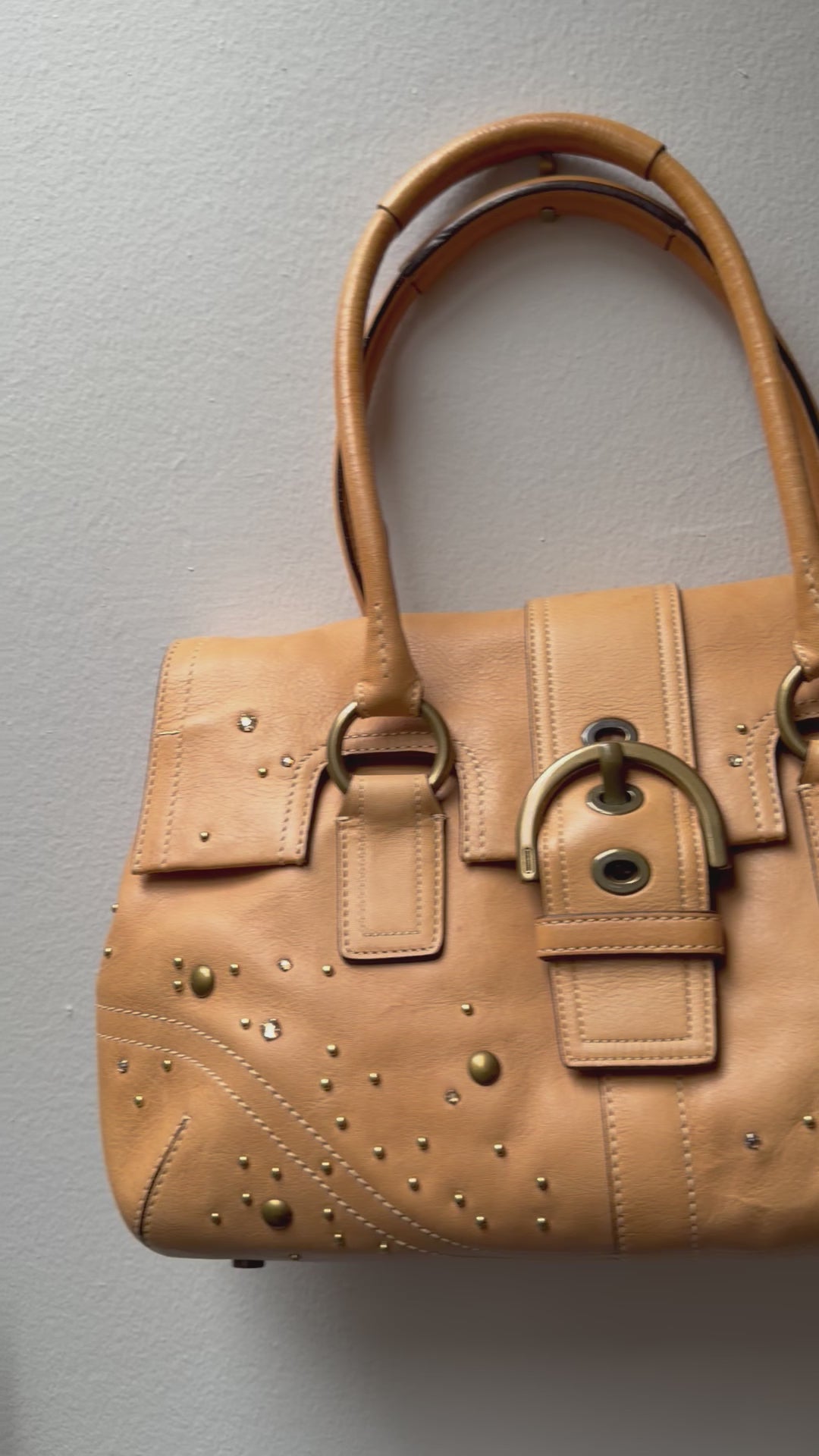 Coach Soho Bag with Swarovski Crystal studs 8A31